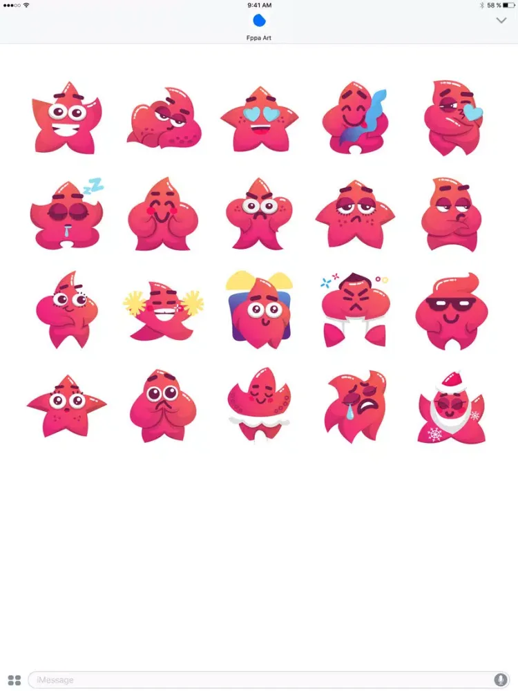 Capturas de pantalla de Mooky a Little Starfish iPad 