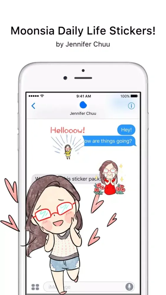 Moonsia Daily Life Stickers应用截图