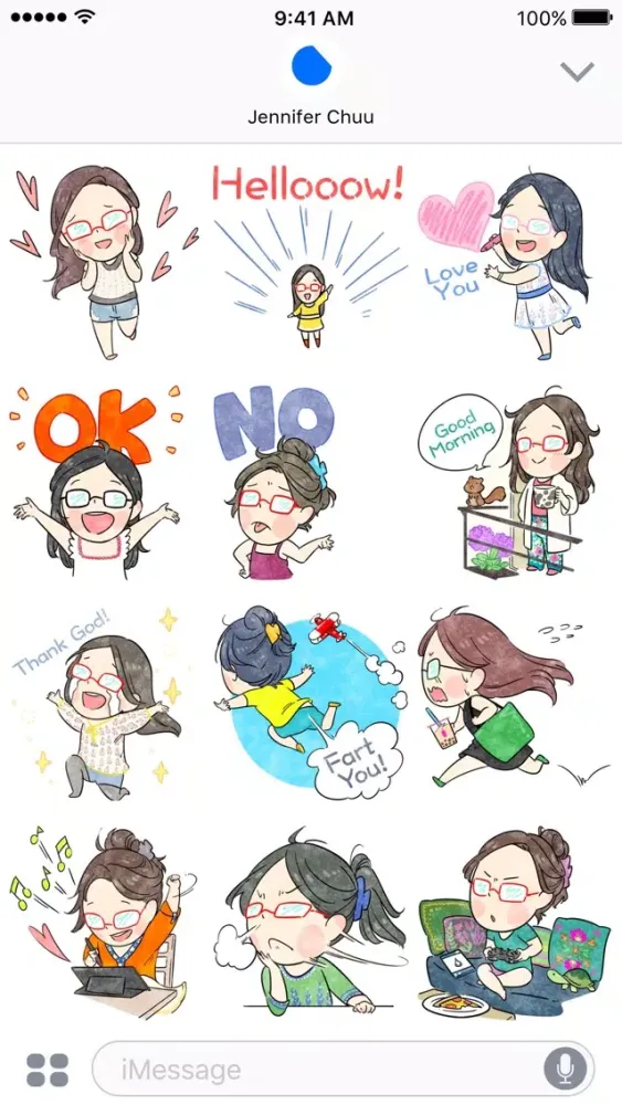 Moonsia Daily Life Stickers应用截图