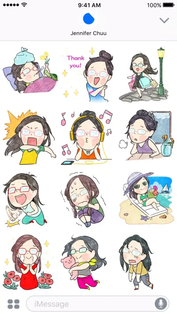 Moonsia Daily Life Stickers应用截图