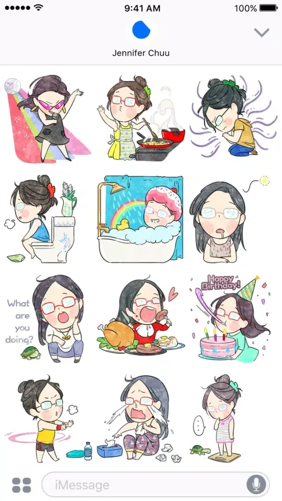 Moonsia Daily Life Stickers应用截图