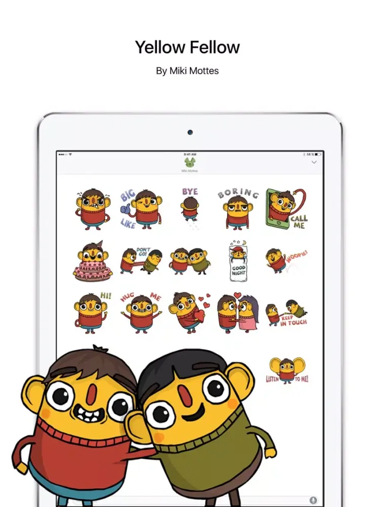 Ảnh chụp màn hình của Yellow Fellow iPad 