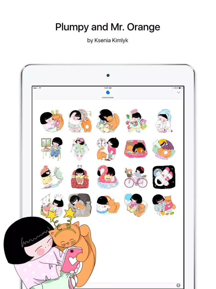 Ảnh chụp màn hình của Plumpy and Mr. Orange iPad 