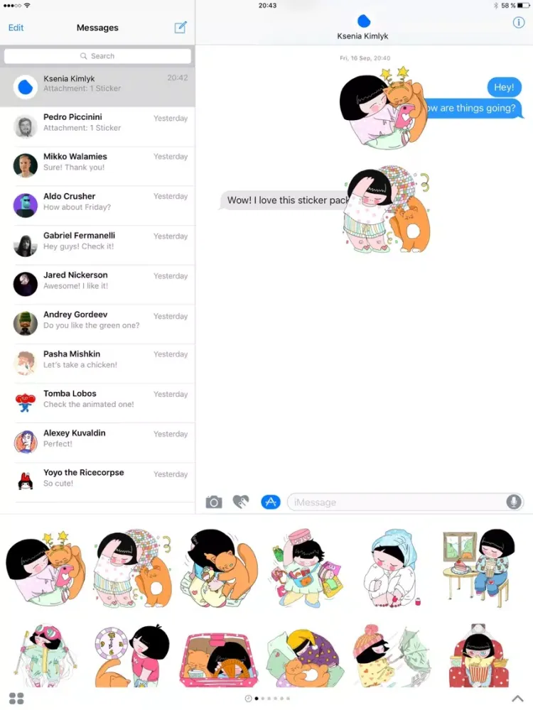 Ảnh chụp màn hình của Plumpy and Mr. Orange iPad 