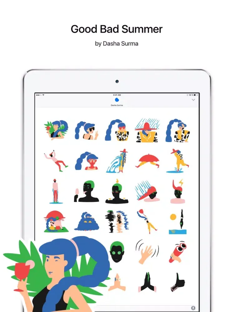 Tangkapan skrin Good Bad Summer iPad 