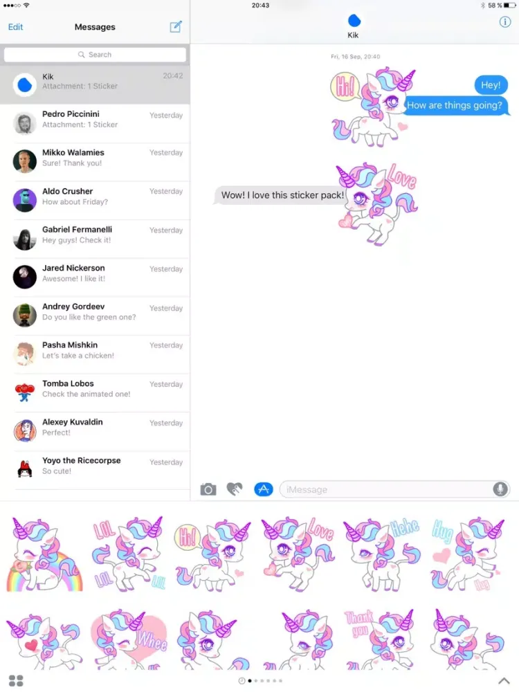 Unicorn Power iPad  Screenshots