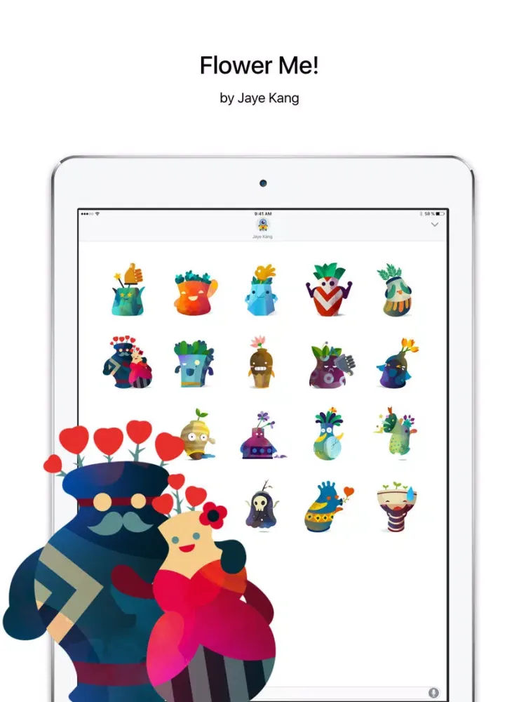 Flower Me! iPad  Screenshots