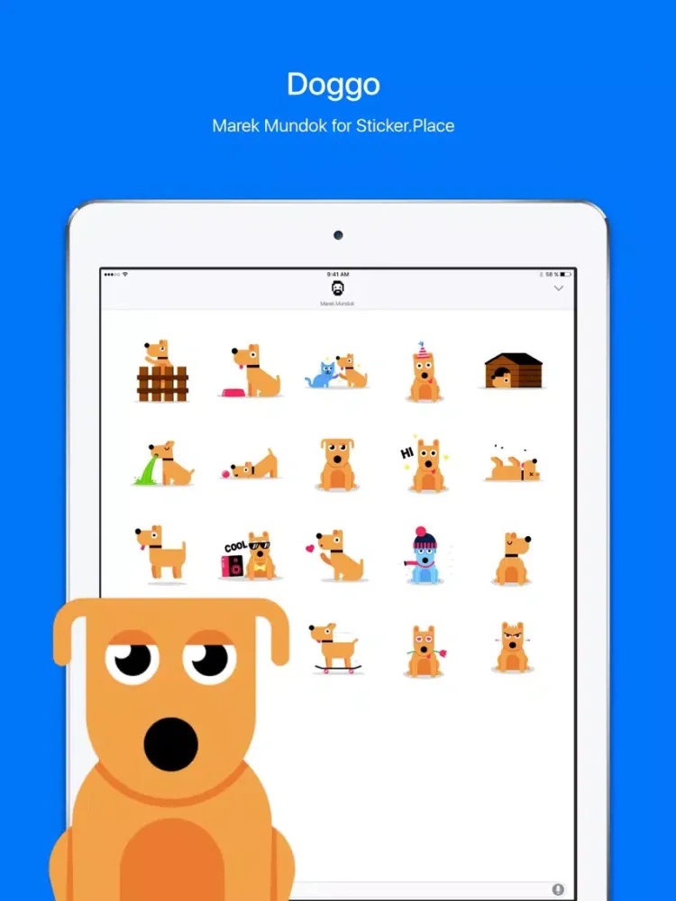 Doggo – Animated Stickers iPad 應用截圖