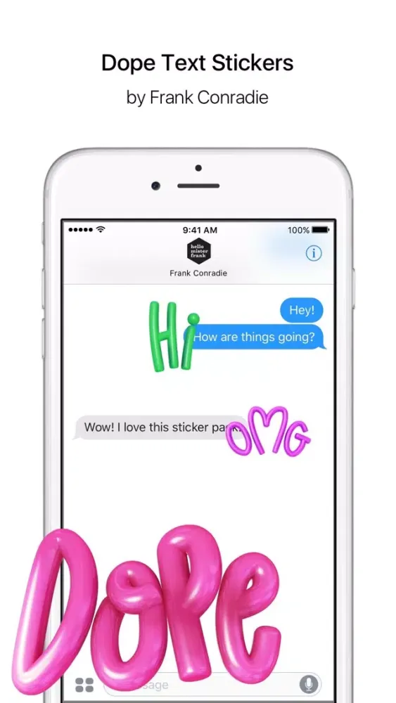 Dope Text Stickers Screenshots
