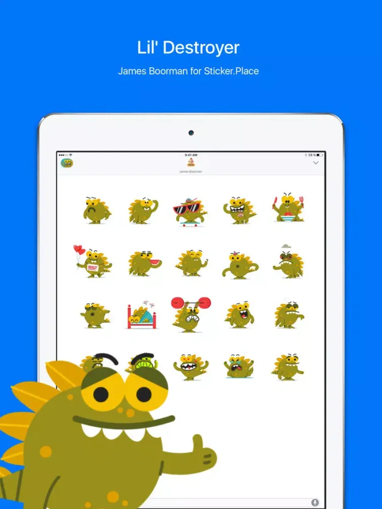 Lil’ Destroyer – Animated Stickers iPad  سکرین شاٹس