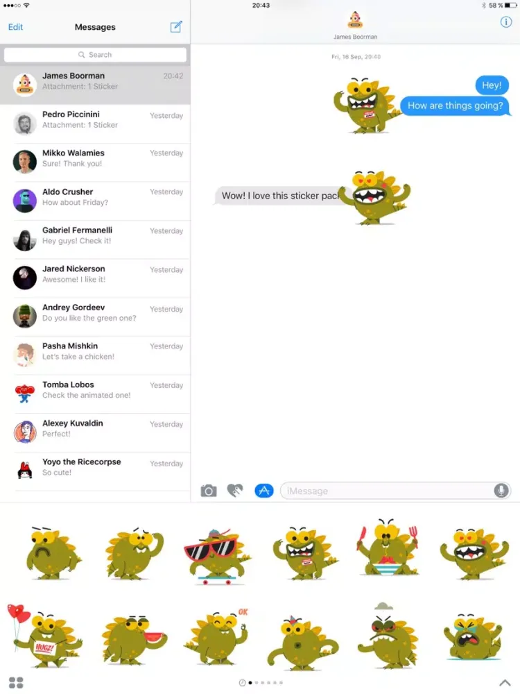 Lil’ Destroyer – Animated Stickers iPad  سکرین شاٹس