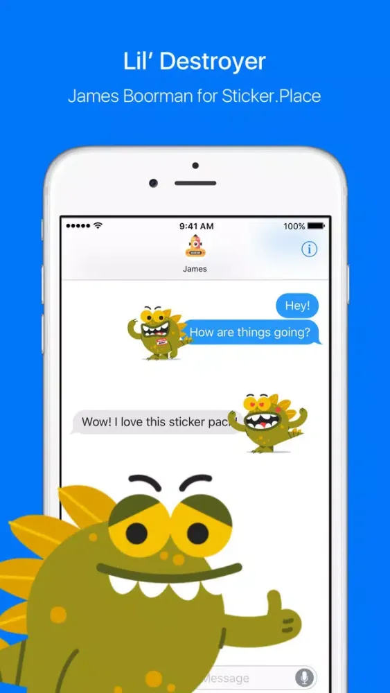 Lil’ Destroyer – Animated Stickers سکرین شاٹس