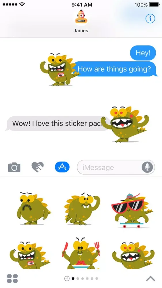 Lil’ Destroyer – Animated Stickers سکرین شاٹس