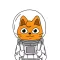 Cosmo Cat Stickers
