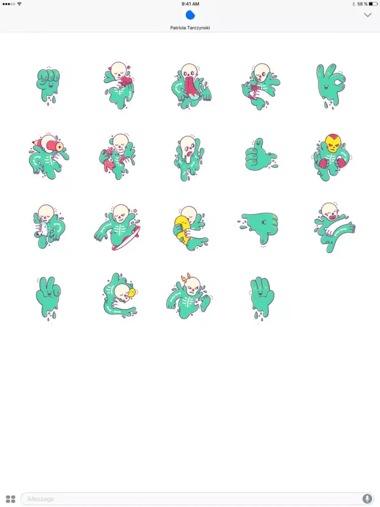 Morty Stickers iPad  Screenshots