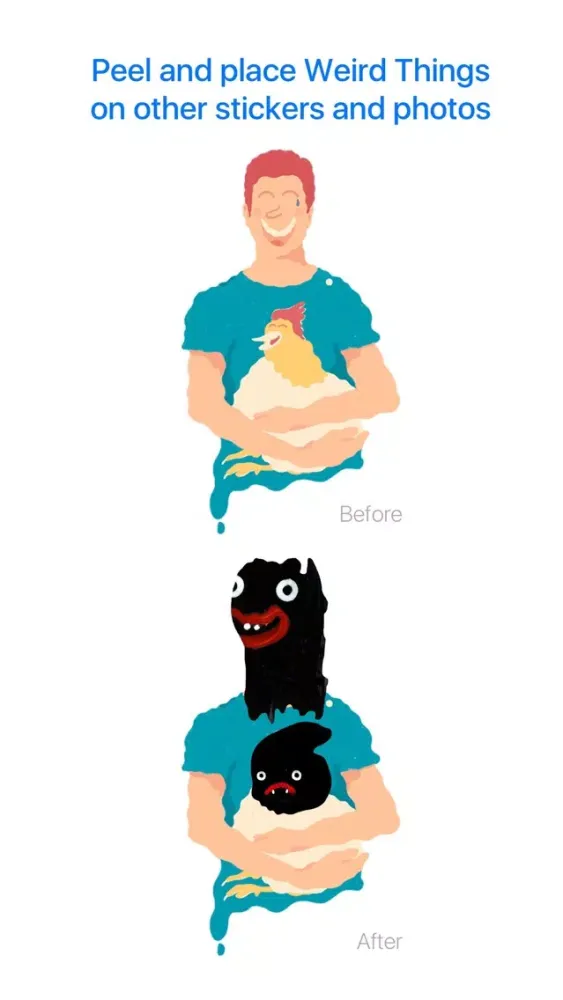 Weird Things – Fun Sticker Game স্ক্রিনশট