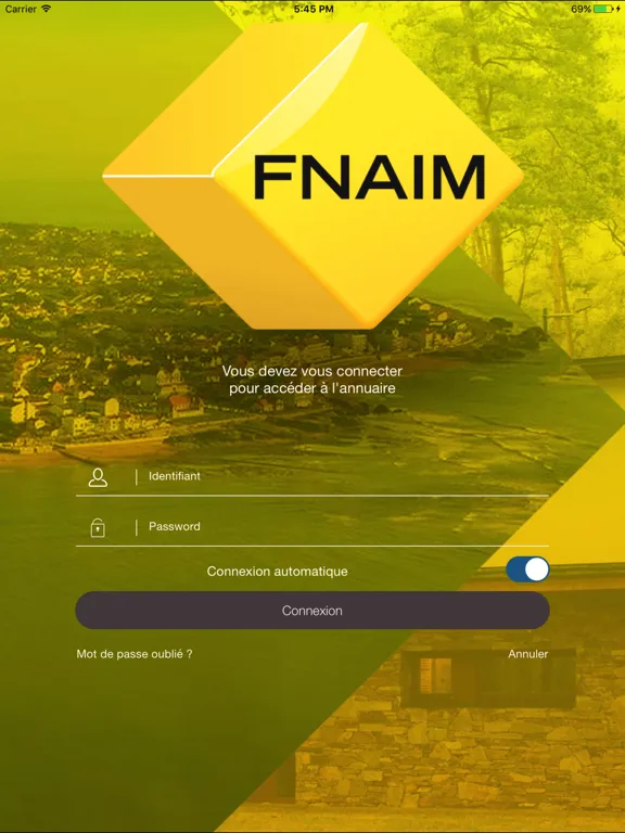 Zrzuty ekranu FNAIM Vendée Annuaire iPad 