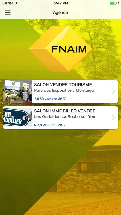 Zrzuty ekranu FNAIM Vendée Annuaire