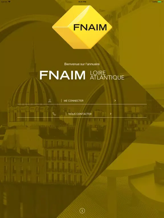 Ảnh chụp màn hình của FNAIM Loire Atlantique iPad 
