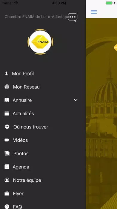 Ảnh chụp màn hình của FNAIM Loire Atlantique