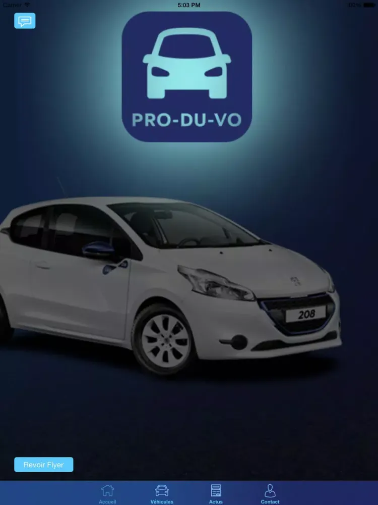 Capturas de tela do produvo iPad 