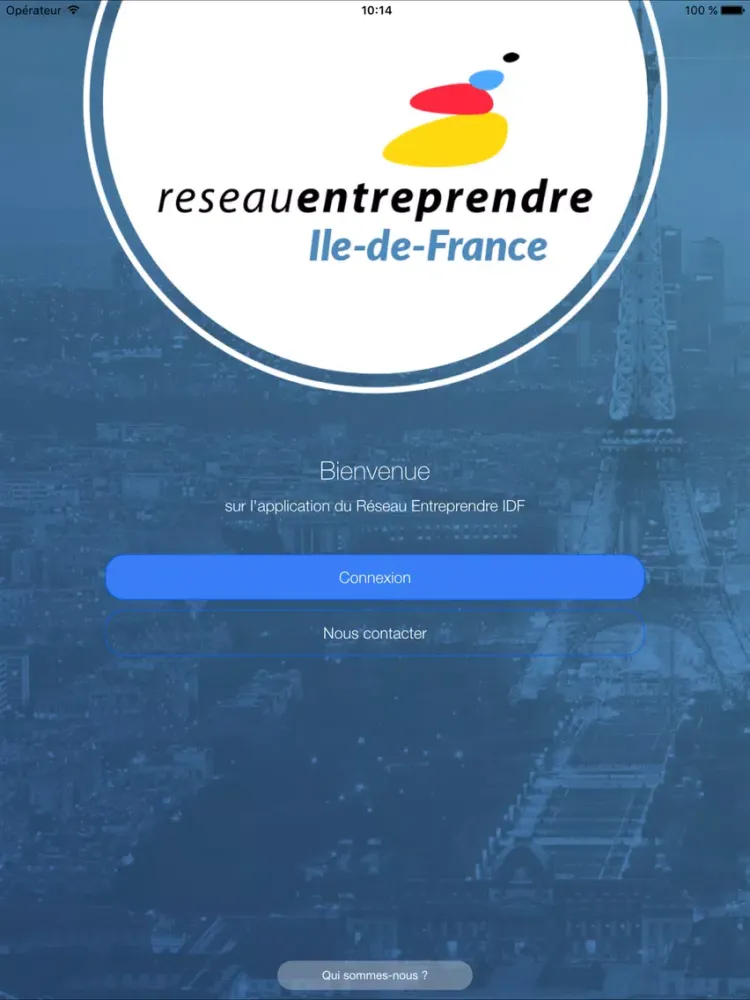 Captures d'écran de Reseau Entreprendre Ile-de-France iPad 