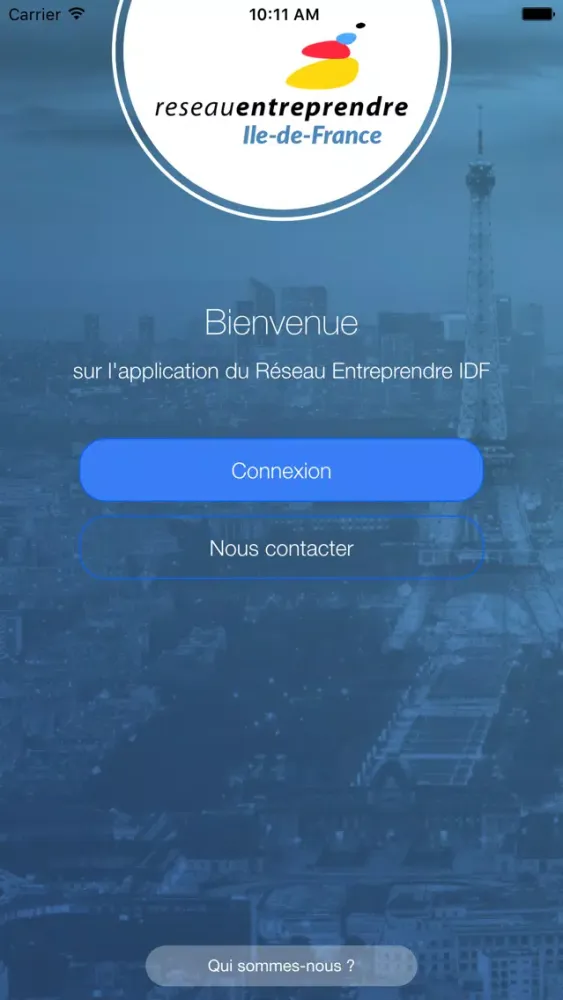 Captures d'écran de Reseau Entreprendre Ile-de-France