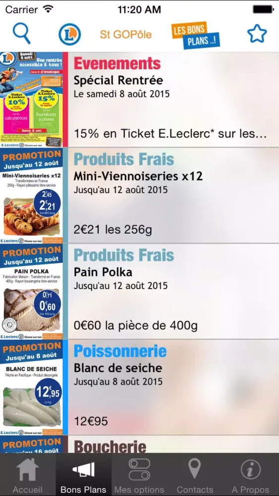 BONS PLANS ! StGopole - E.Leclerc স্ক্রিনশট