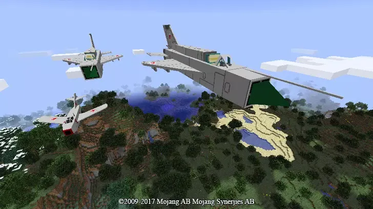 Screenshot di Plane mod for Minecraft PE