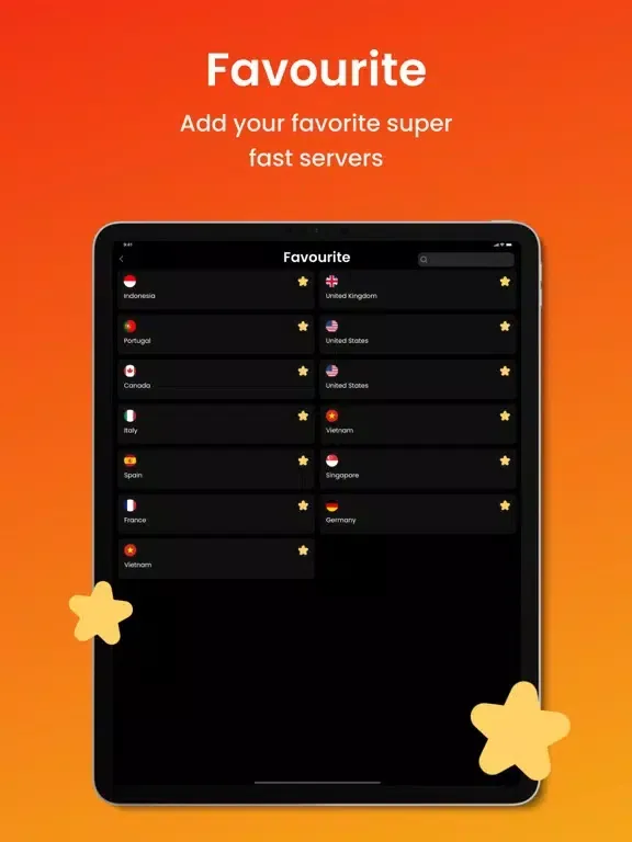 صور Planet VPN: Universal Connect iPad 