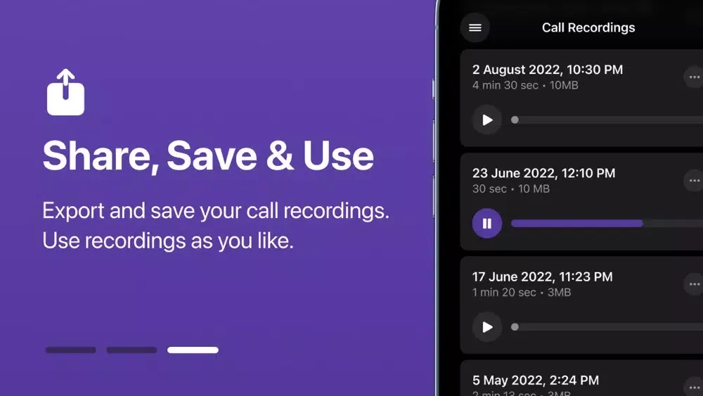 Capturas de tela do Phone Call Recorder & Planner