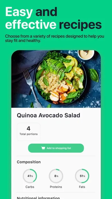 Plant Based Recipes & Diet App应用截图