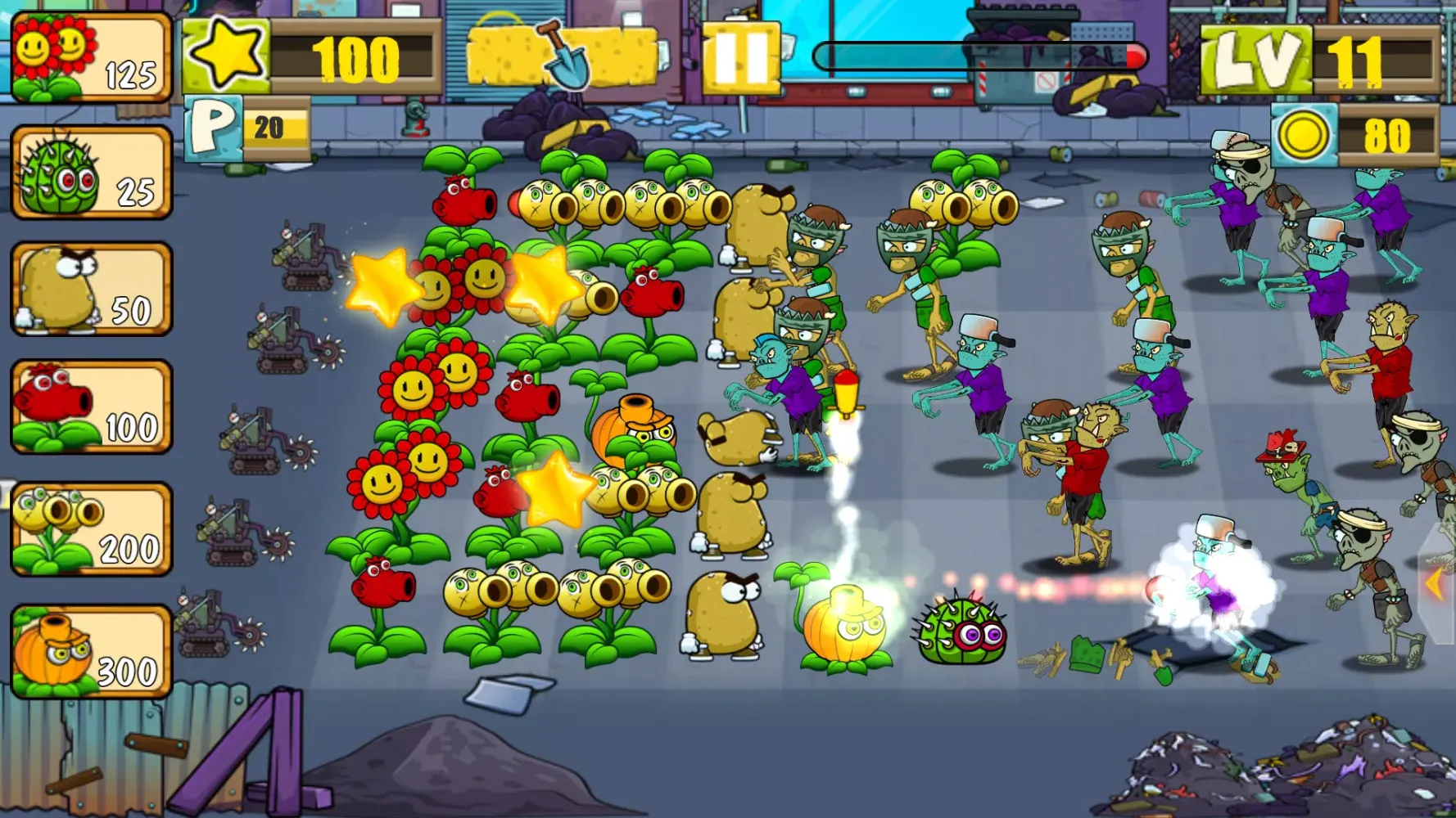 ภาพหน้าจอของ Plants vs Goblins 5