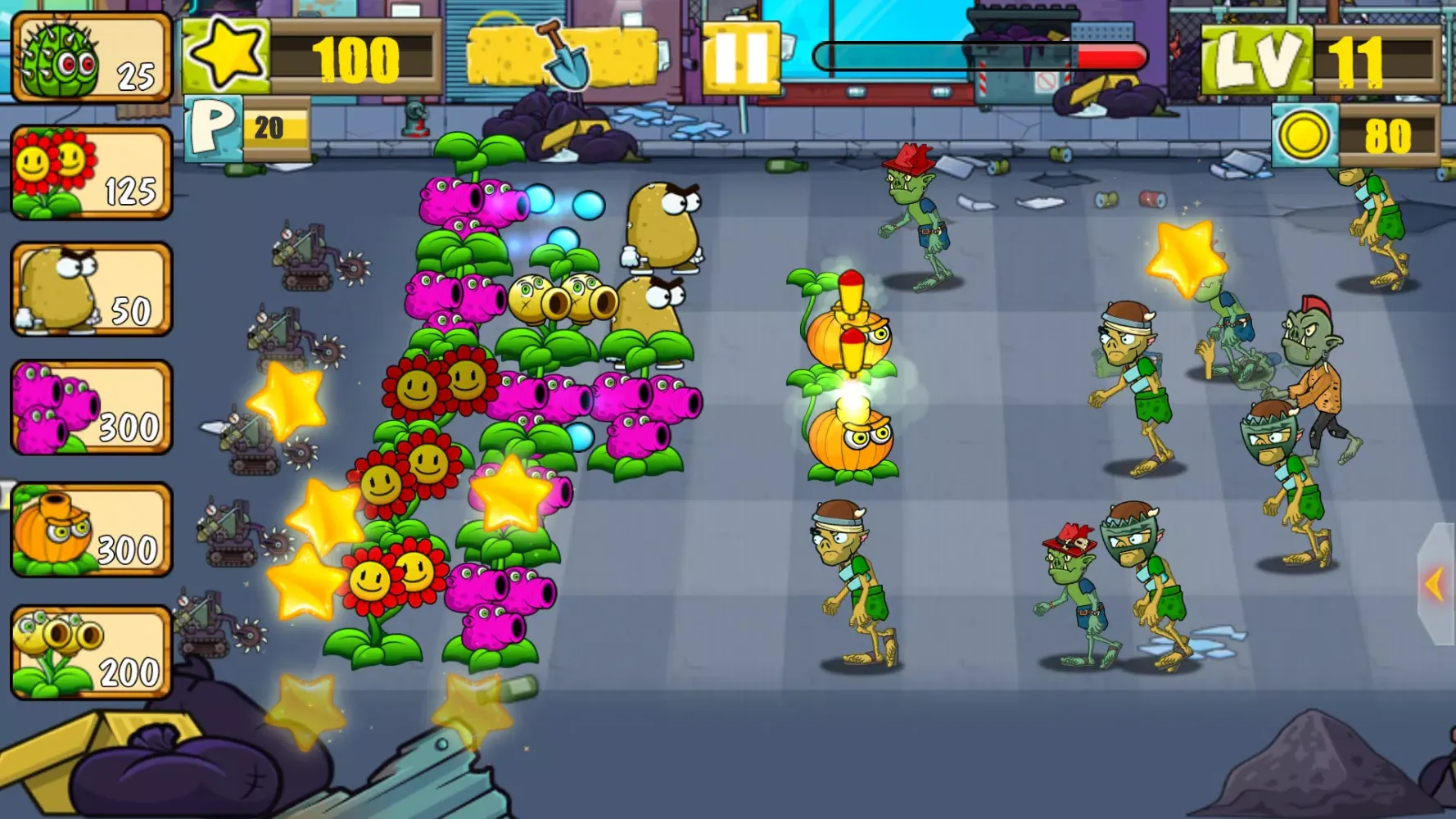 ภาพหน้าจอของ Plants vs Goblins 5