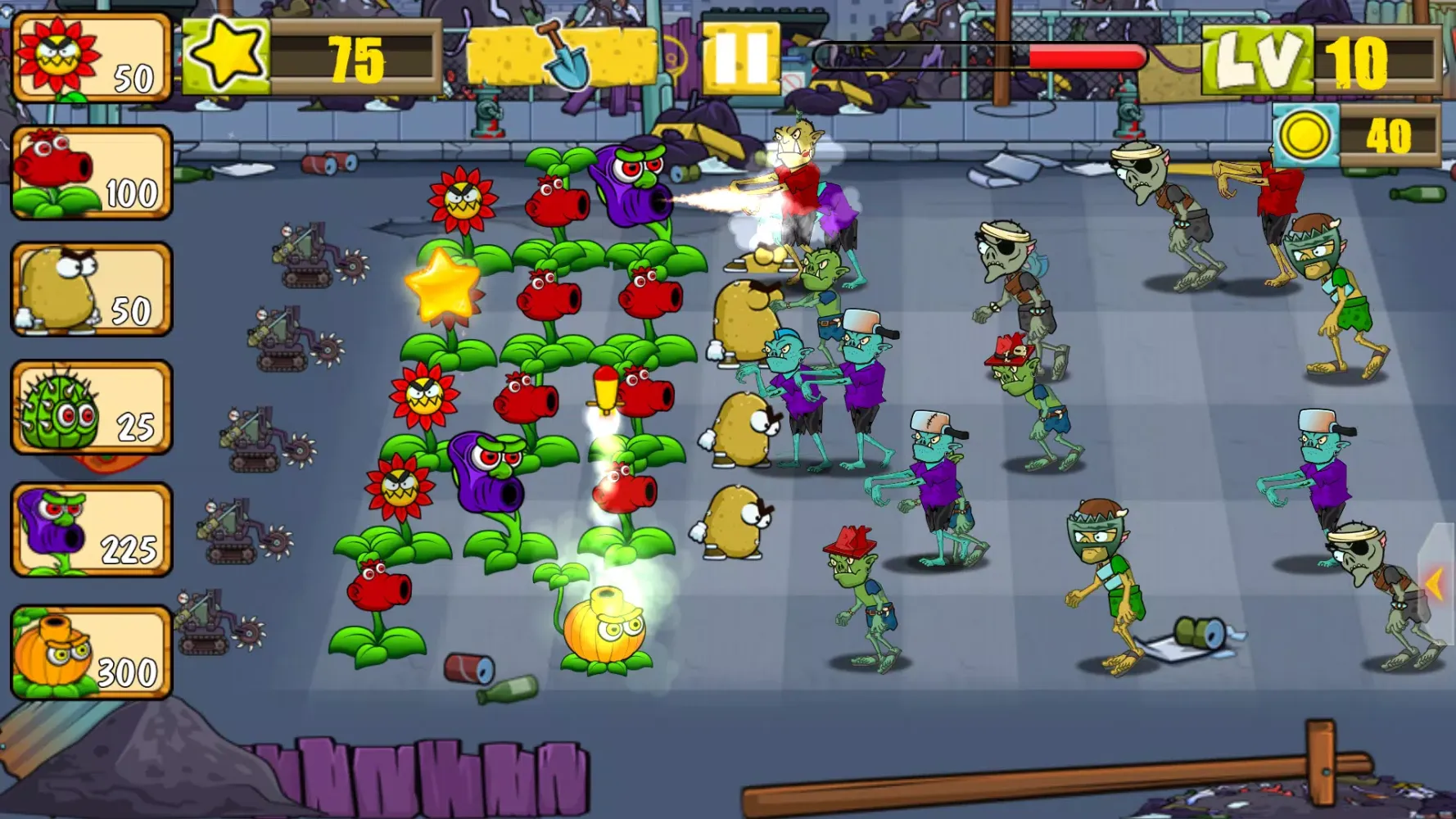 ภาพหน้าจอของ Plants vs Goblins 5