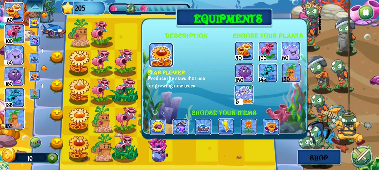 Capturas de tela do Plants vs Goblins 8