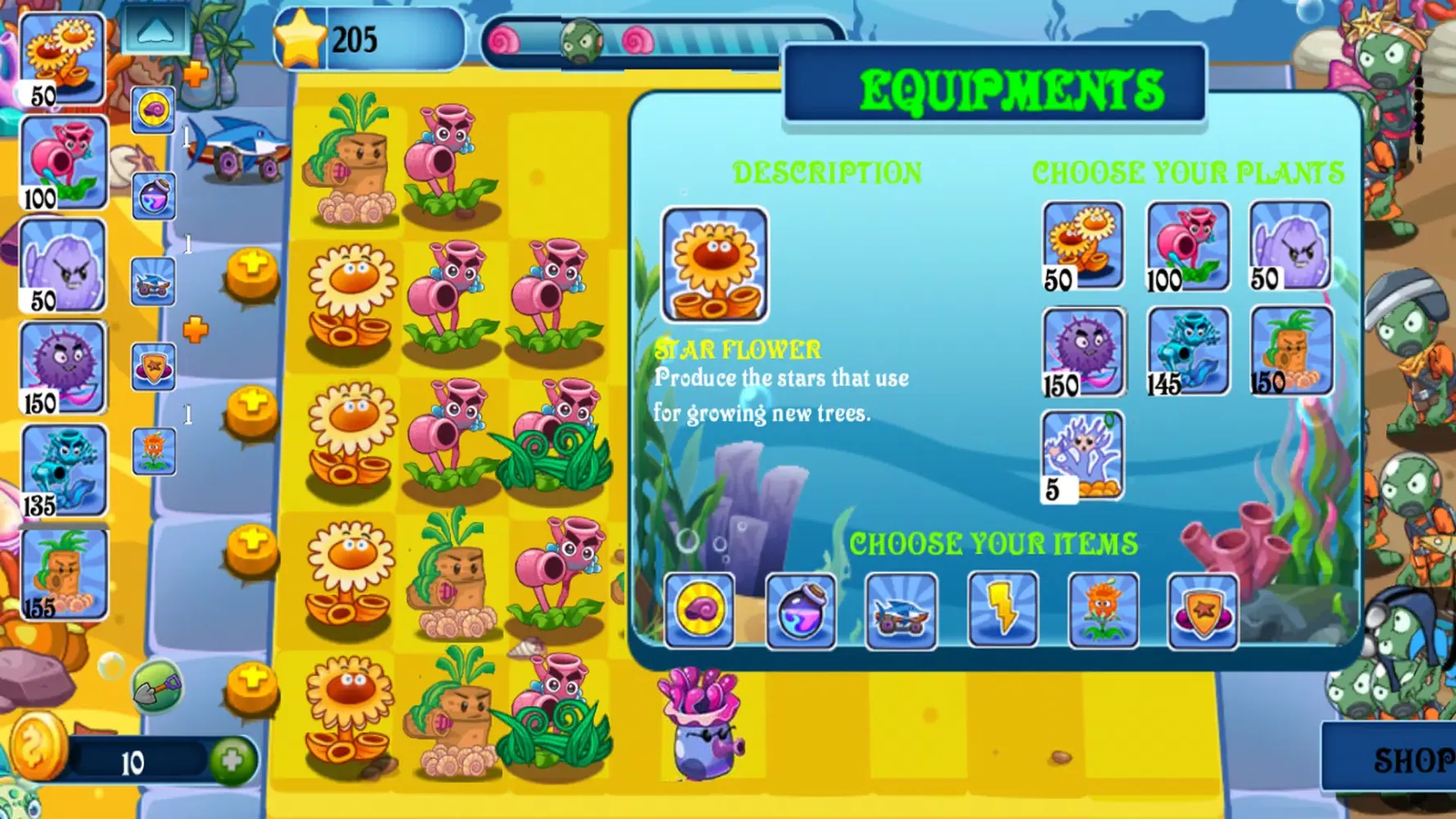 Capturas de tela do Plants vs Goblins 8