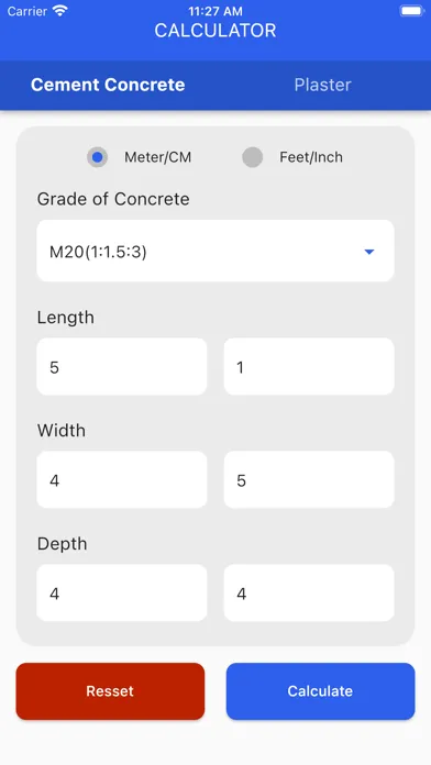 Plaster Cement Concrete Finder应用截图