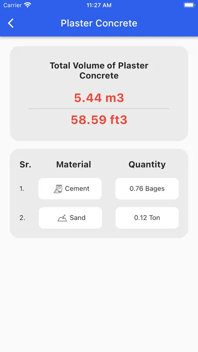 Plaster Cement Concrete Finder应用截图