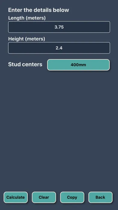صور Plaster & Stud Wall Calculator