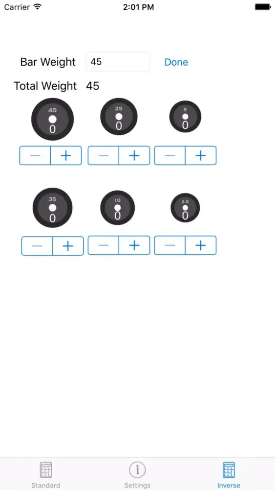Zrzuty ekranu Plate Math Pro - Barbell Weight Calculator