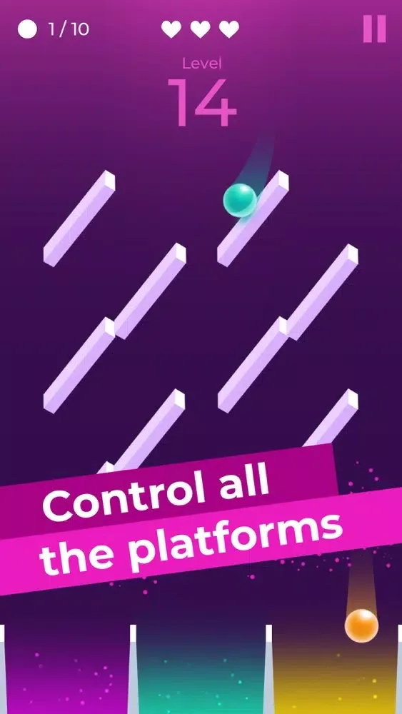 Platform Ball Balance: roll it スクリーンショット