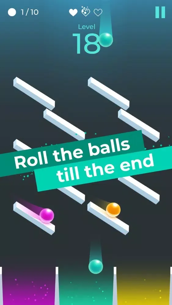 Platform Ball Balance: roll it スクリーンショット