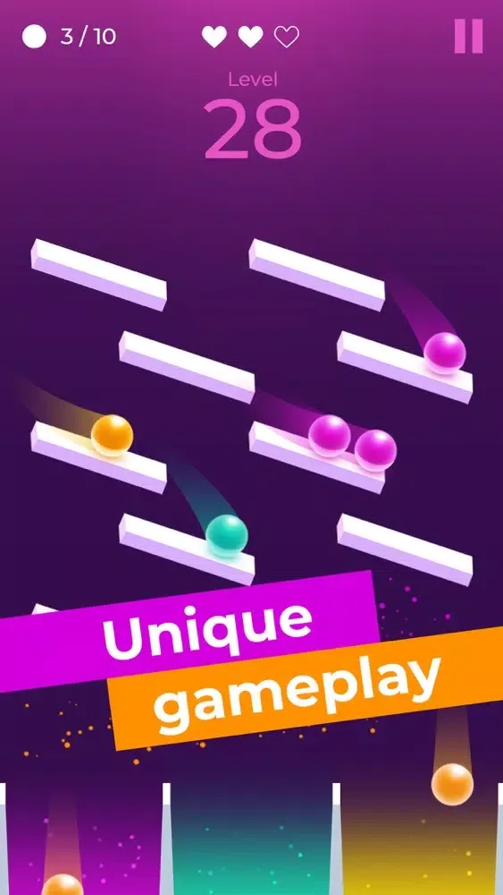 Platform Ball Balance: roll it スクリーンショット