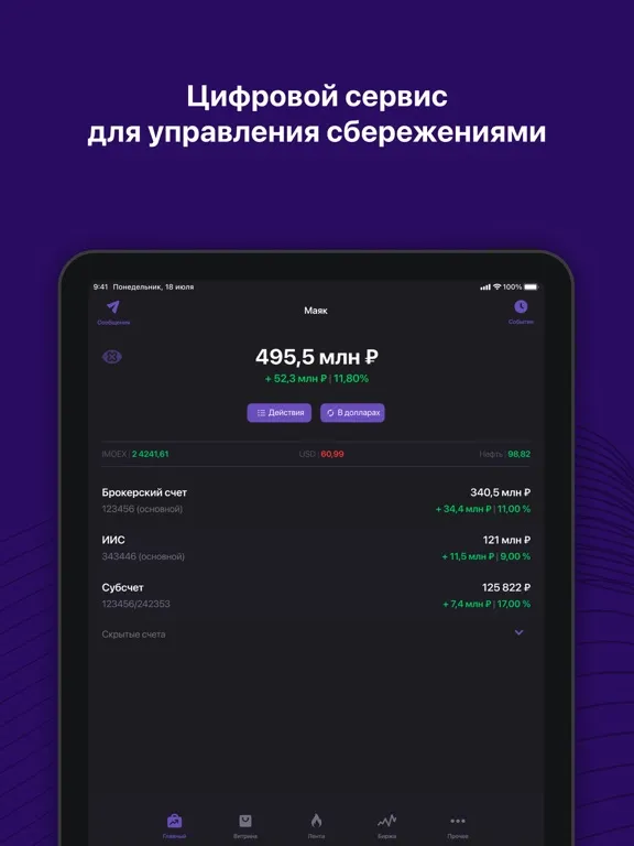 تصاویر Маяк Инвестиции iPad 