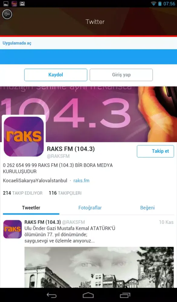 Raks Fm 스크린샷