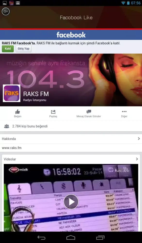Raks Fm 스크린샷