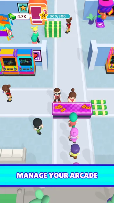 Tangkapan skrin Arcade Empire