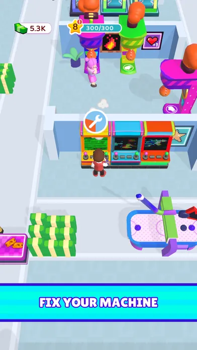 Tangkapan skrin Arcade Empire
