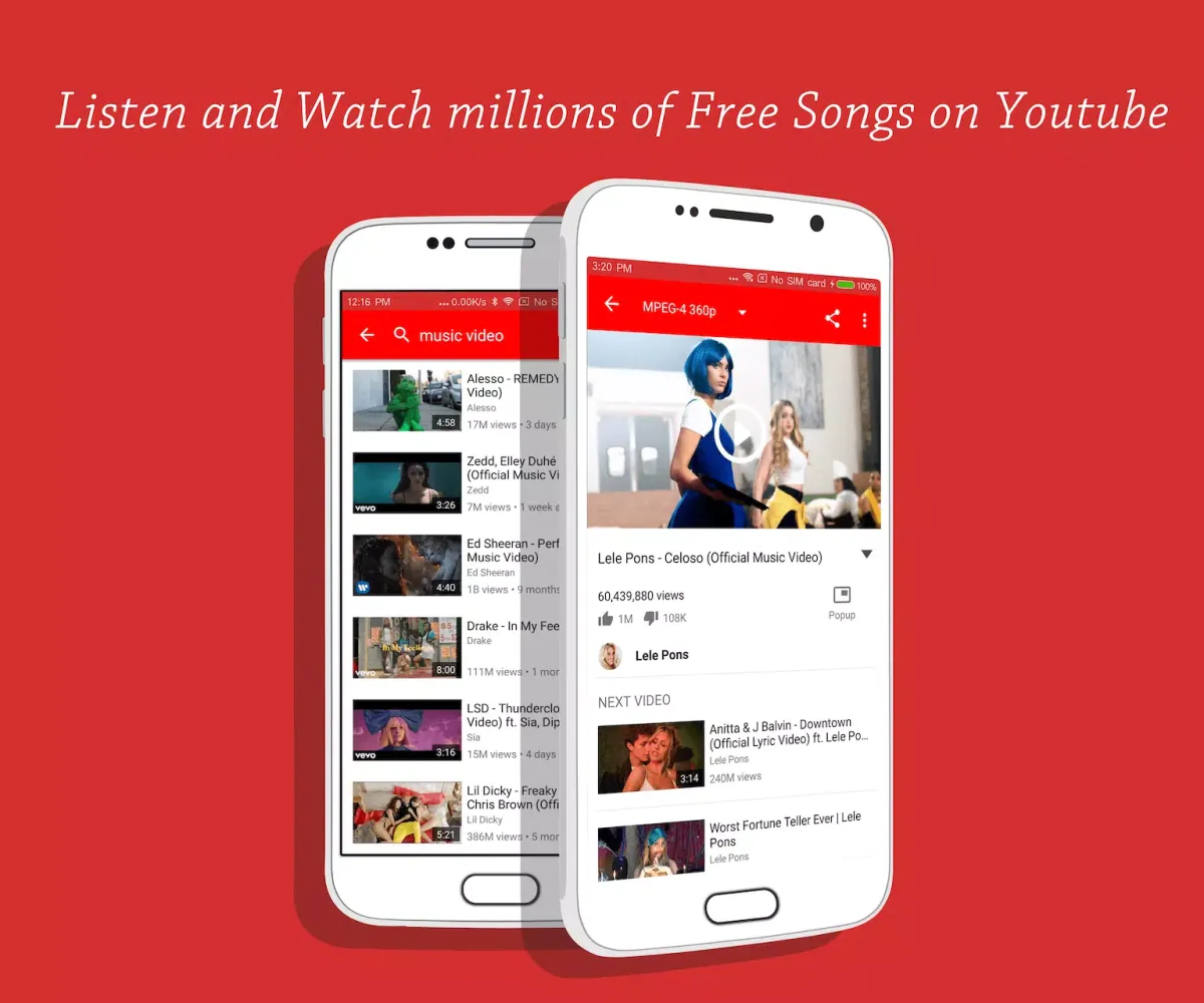 Tangkapan layar Video Tube Player